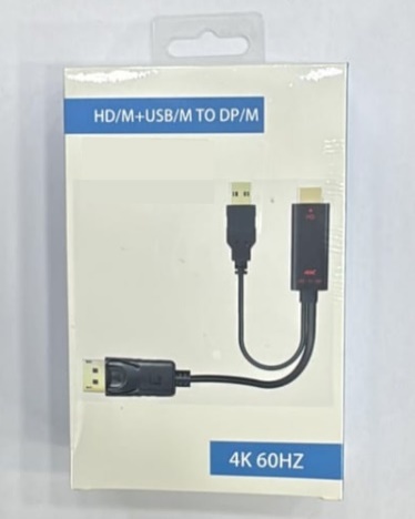HDMI to DP connector box pack