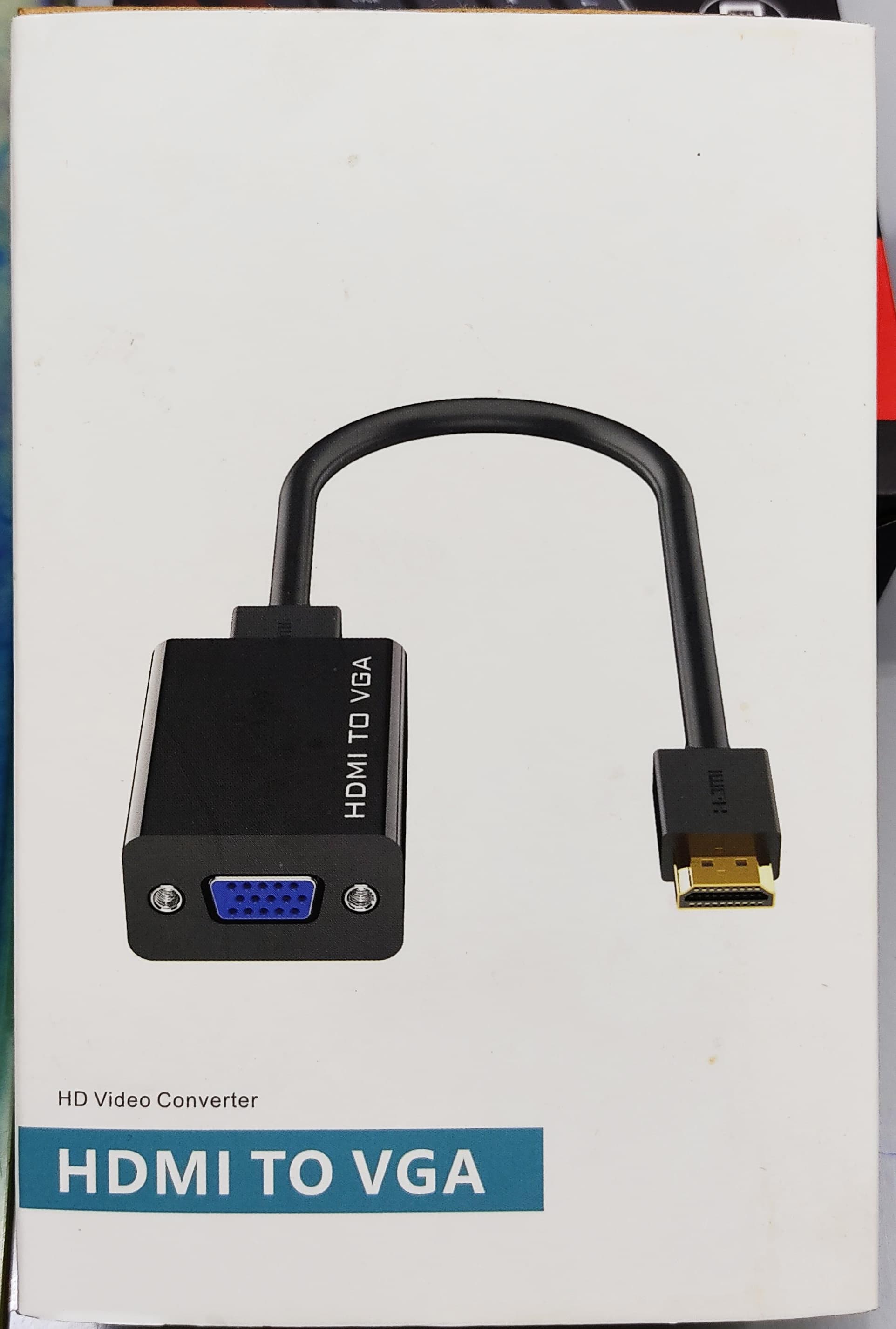 HDMI to VGA connector/MTV cable