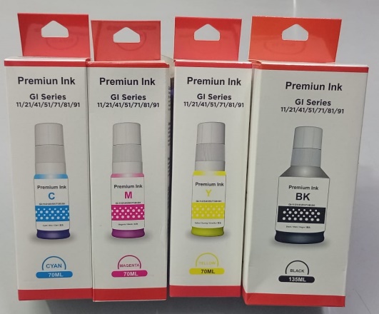 INK CANON GI11/21/41/71/GI81/91 series