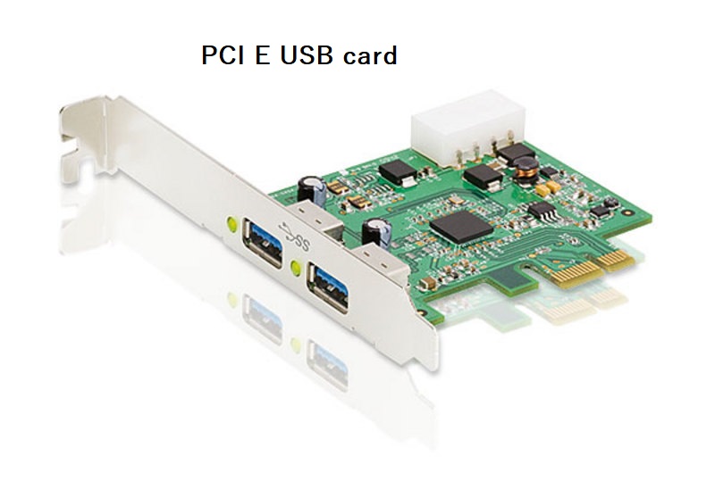 PCI E to USB