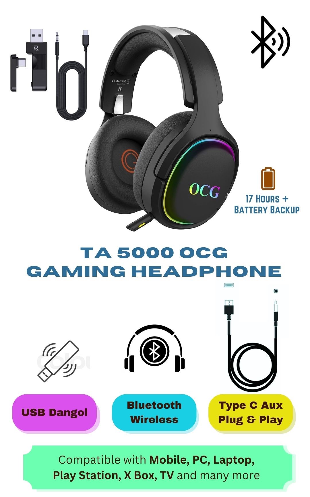 TA 5000 Gaming Head Phone