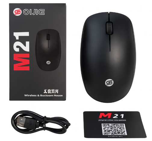 Wireless + Bluetooth + Rechargeable M21